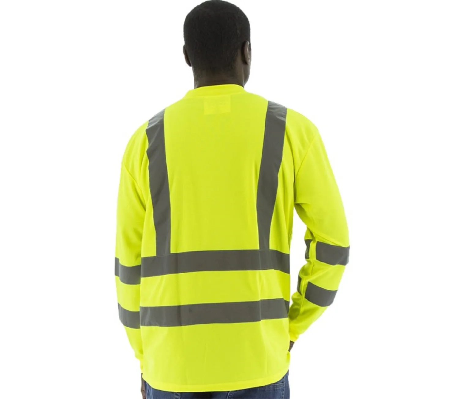 Majestic Men's Hi-Vis Long Sleeve Shirt