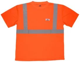MCR Safety CL2 TShirt,Birdeye,Wicking,Orang X4