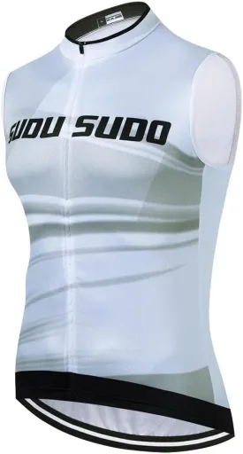 Men's Cycling Jersey Sleeveless Tops Clothing Bike Shirts Vest Breathable Bicycle Clothing Jacket