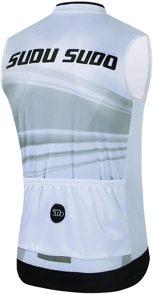 Men's Cycling Jersey Sleeveless Tops Clothing Bike Shirts Vest Breathable Bicycle Clothing Jacket