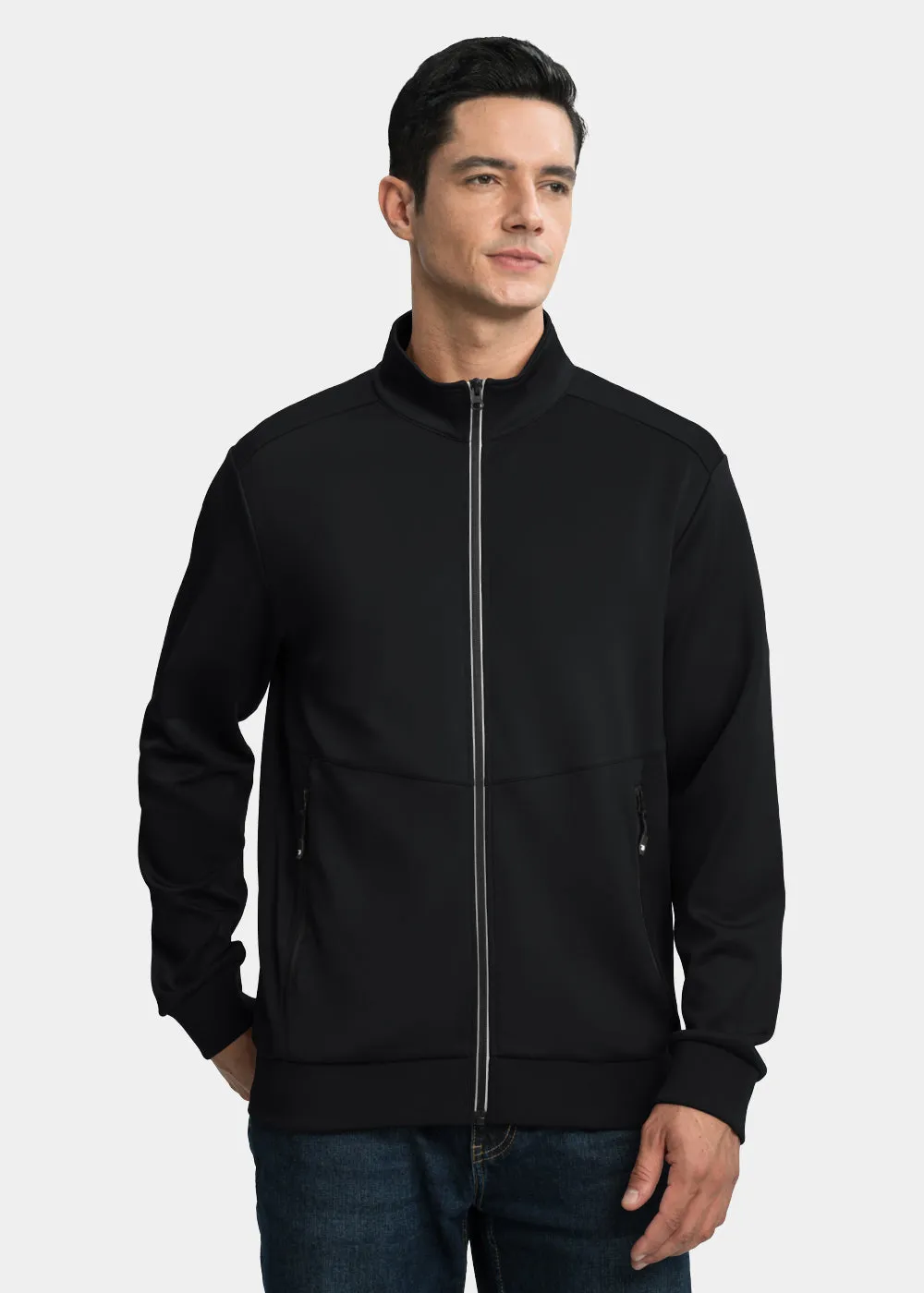 Men's Full Zip Elastic Sports Jacket