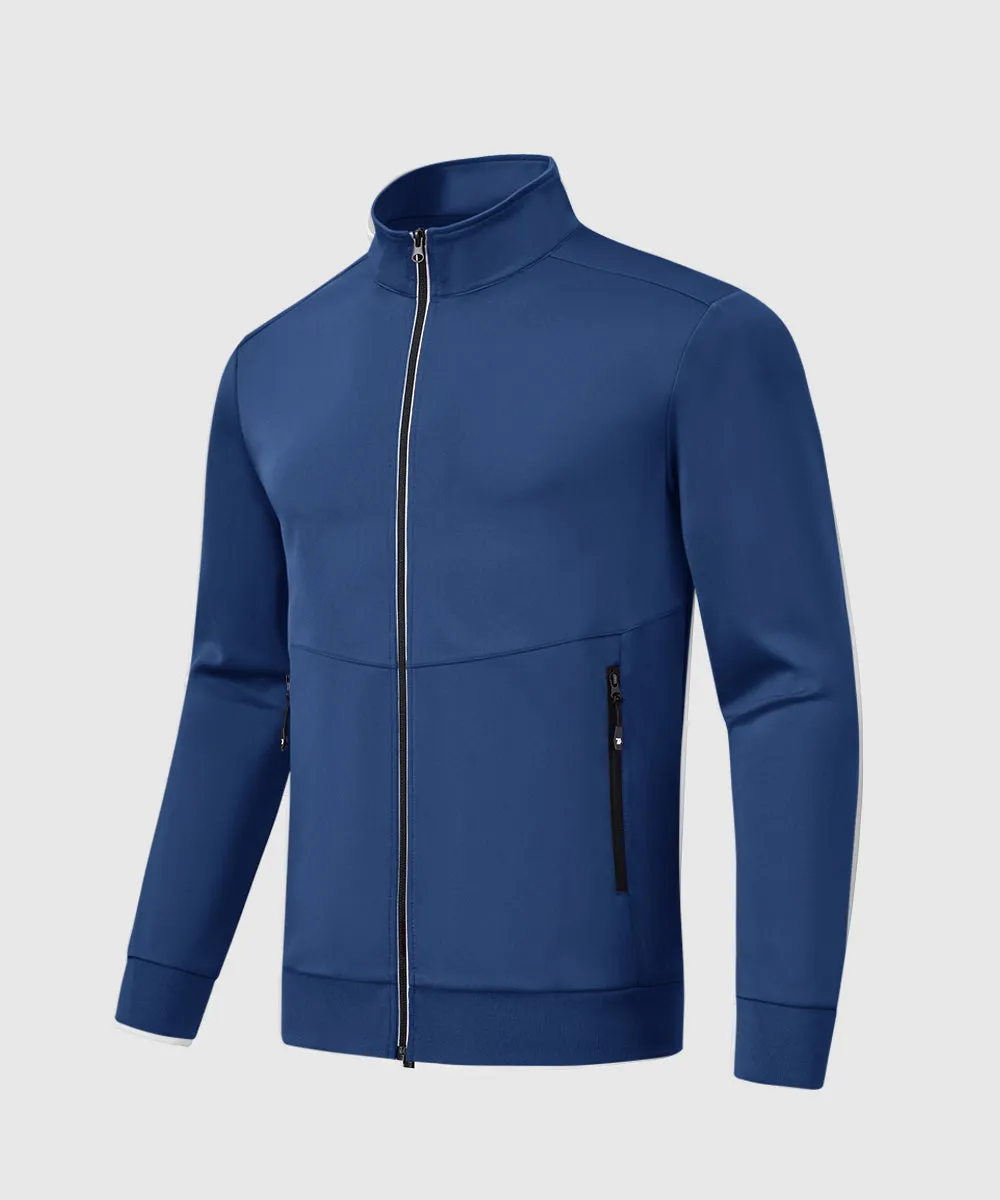 Men's Full Zip Elastic Sports Jacket