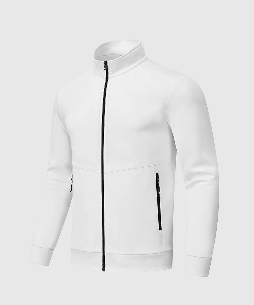 Men's Full Zip Elastic Sports Jacket