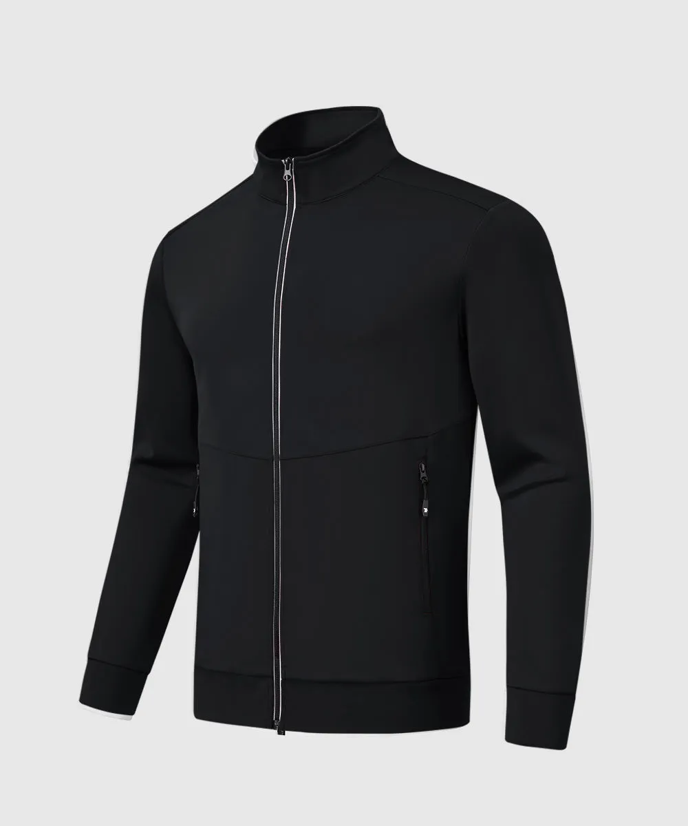 Men's Full Zip Elastic Sports Jacket