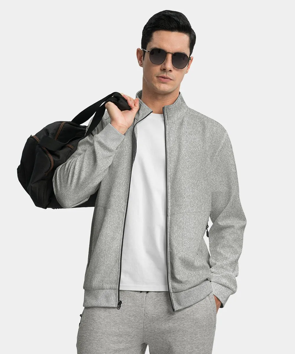 Men's Full Zip Elastic Sports Jacket