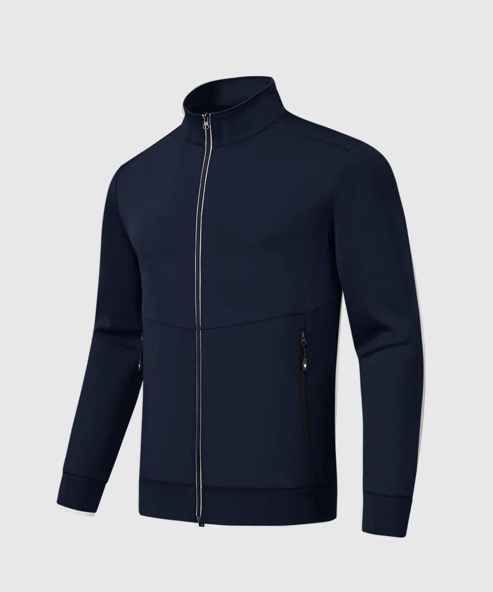 Men's Full Zip Elastic Sports Jacket