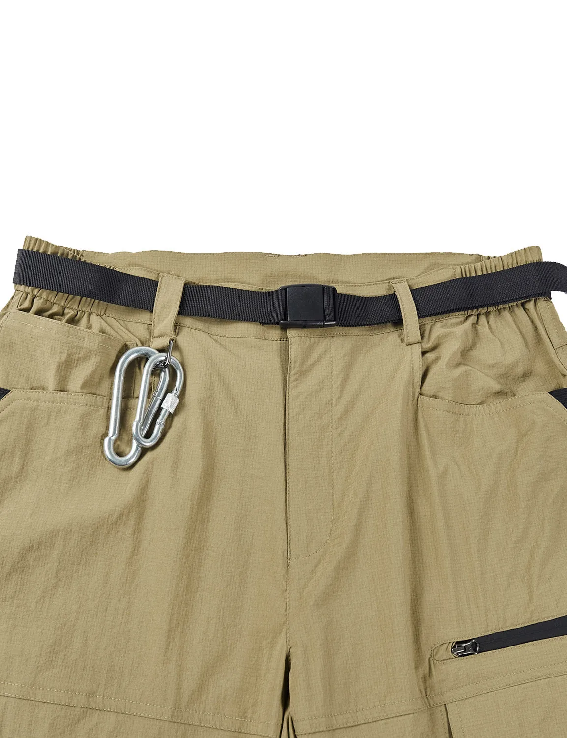 Men's Lightweight Multi-Pocket Quick Dry Casual Work Hiking Working Cargo Shorts