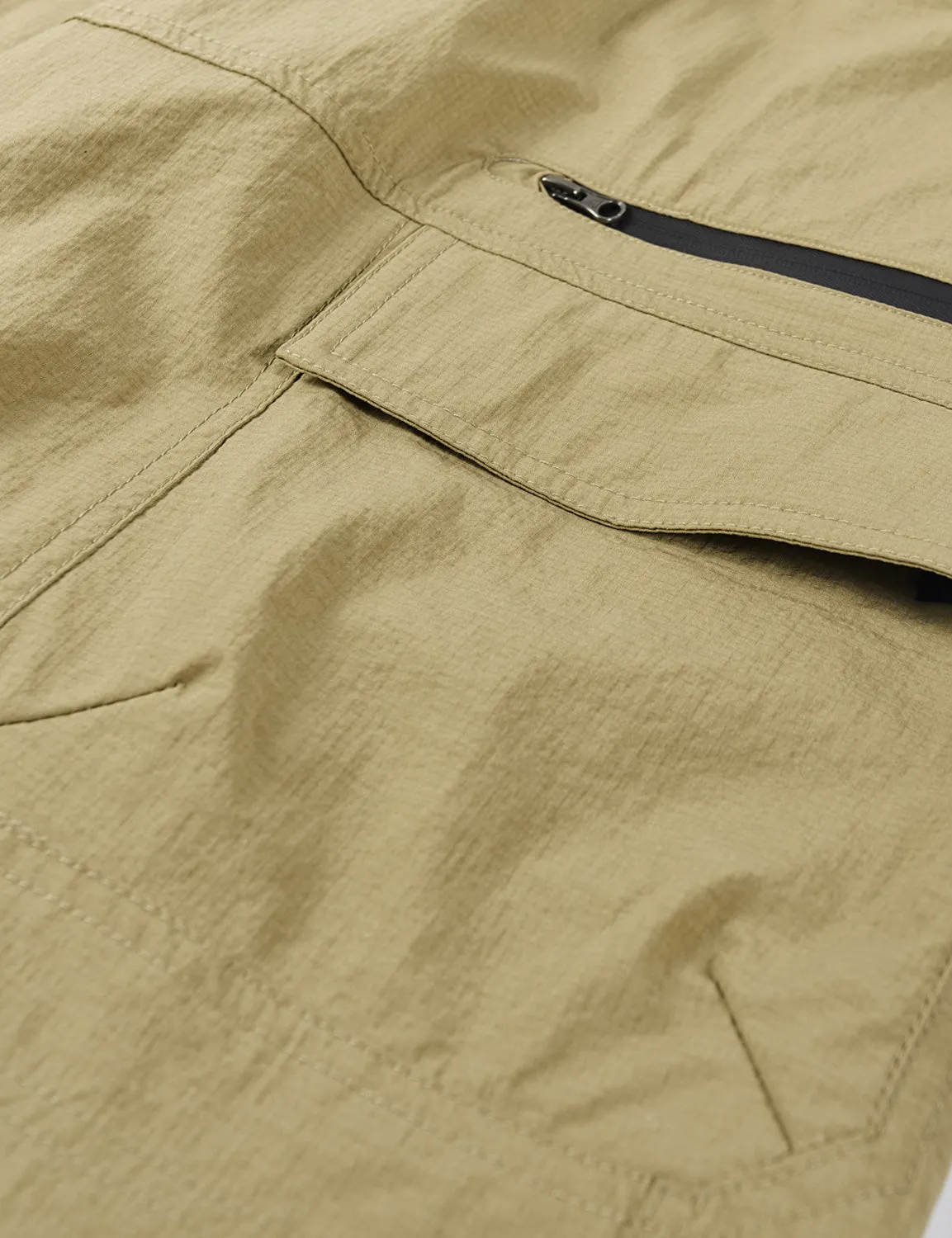 Men's Lightweight Multi-Pocket Quick Dry Casual Work Hiking Working Cargo Shorts