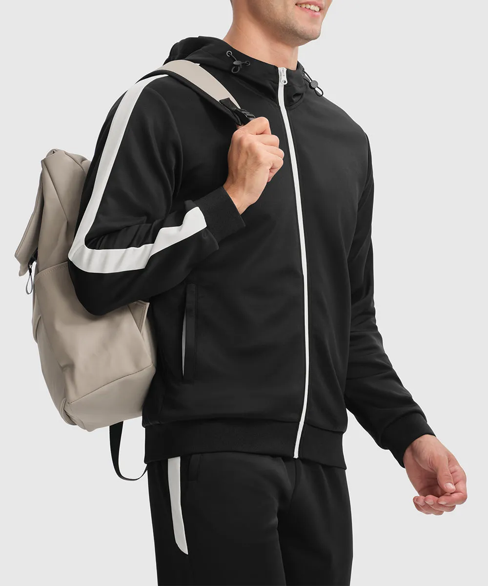 Men's Long Sleeve Causal Full Zip Tracksuits