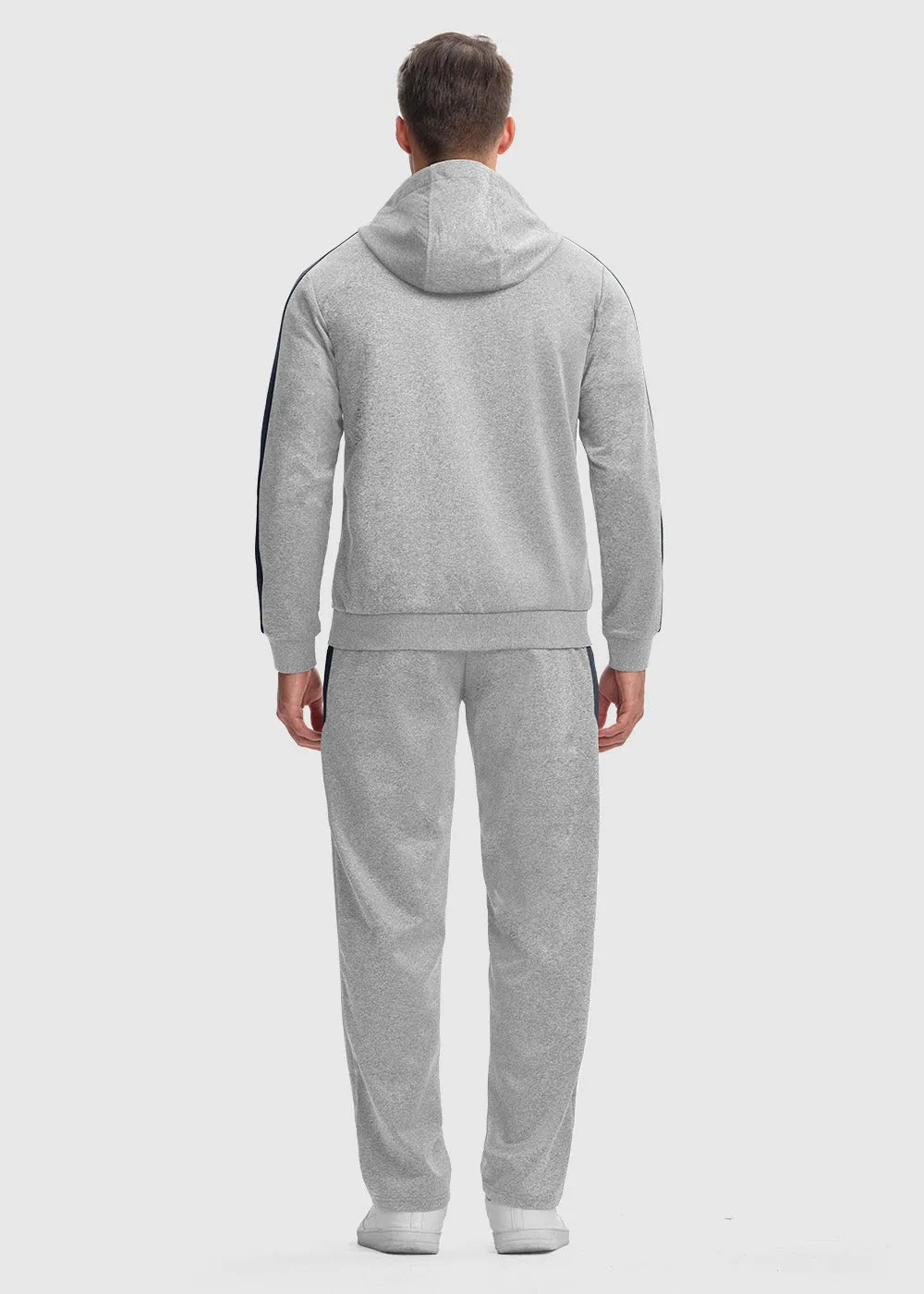 Men's Long Sleeve Causal Full Zip Tracksuits
