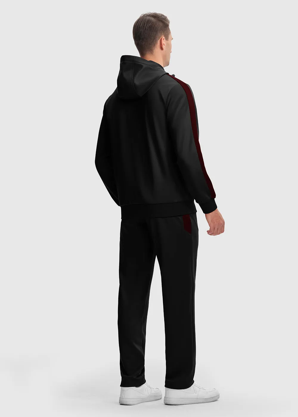 Men's Long Sleeve Causal Full Zip Tracksuits