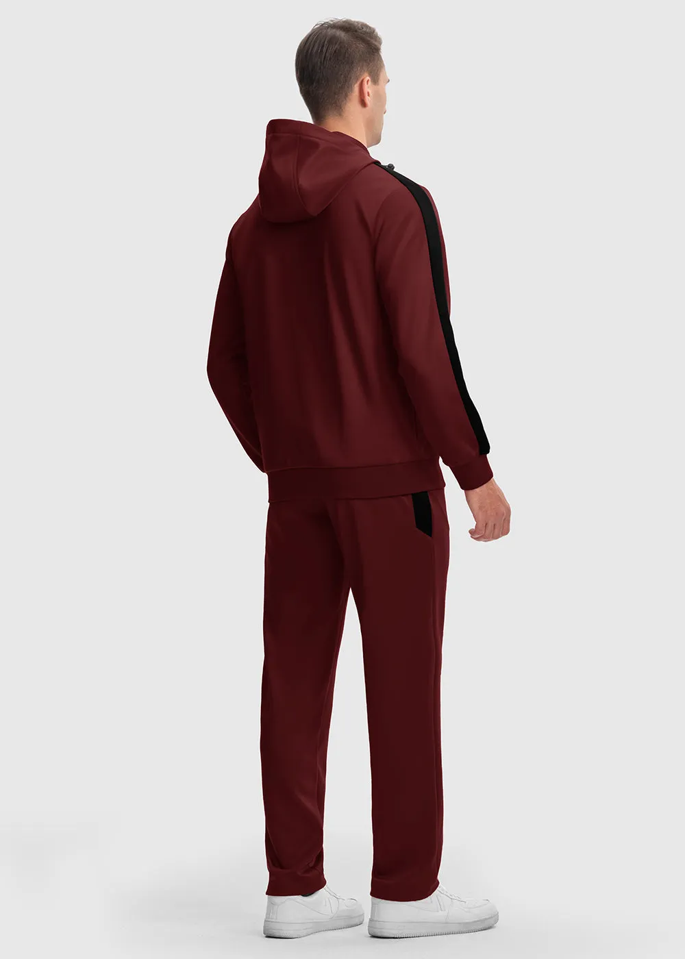Men's Long Sleeve Causal Full Zip Tracksuits