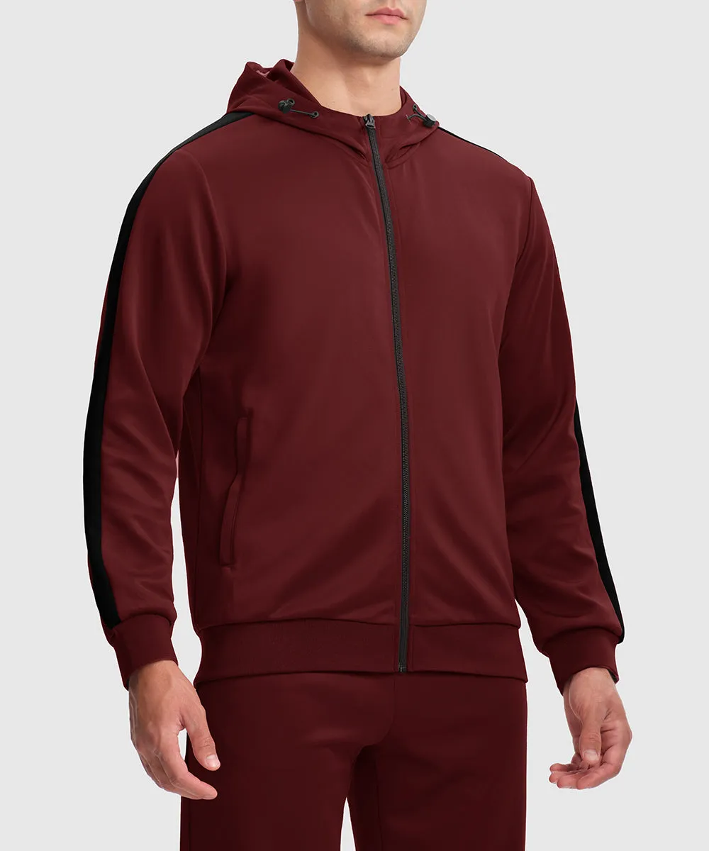 Men's Long Sleeve Causal Full Zip Tracksuits