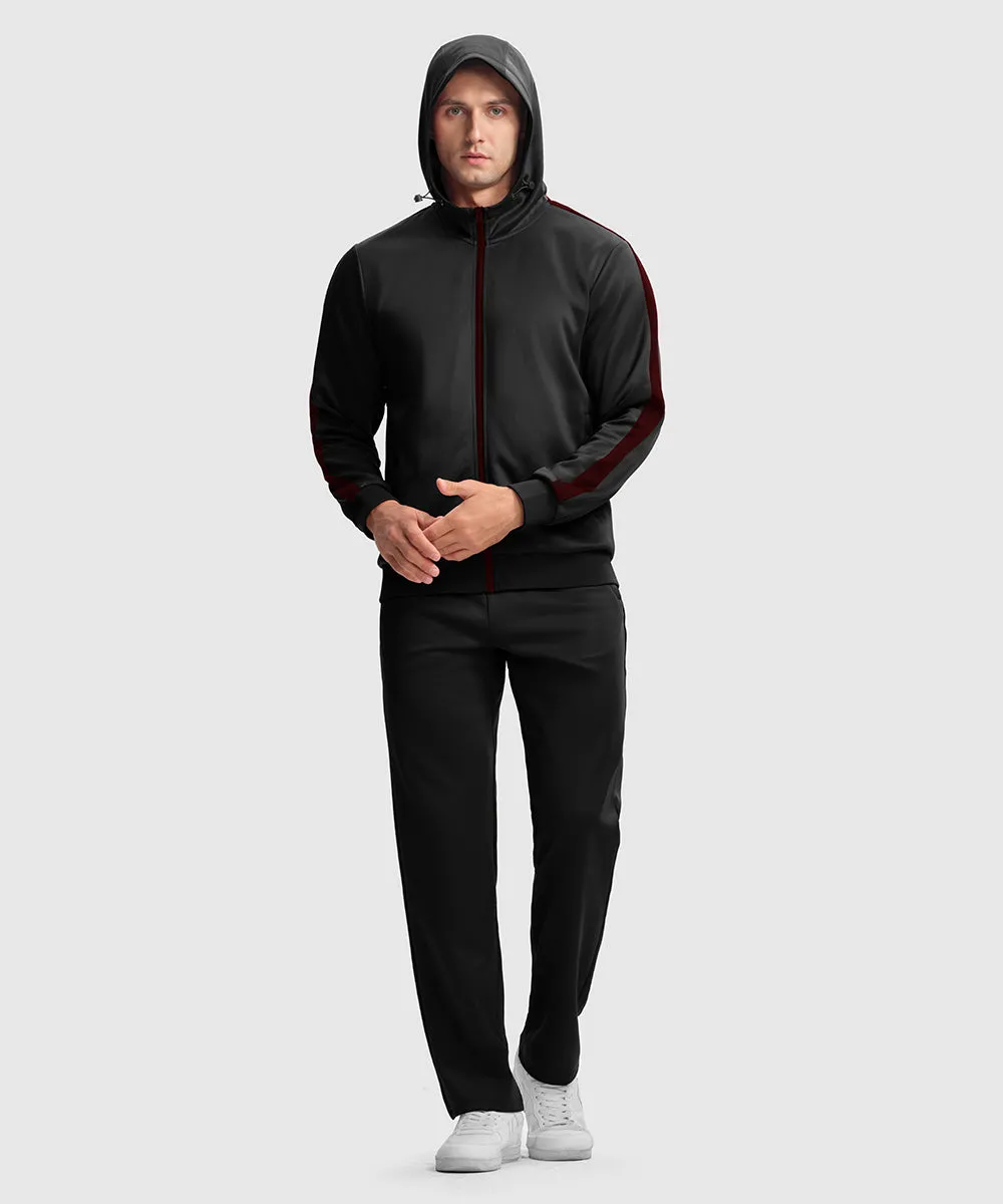 Men's Long Sleeve Causal Full Zip Tracksuits