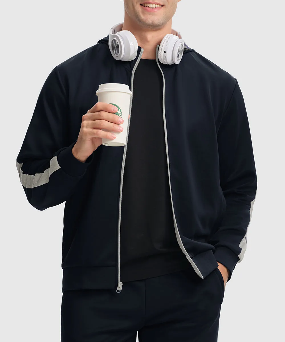 Men's Long Sleeve Causal Full Zip Tracksuits