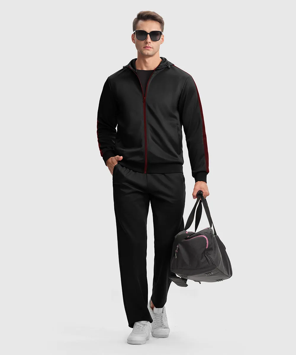 Men's Long Sleeve Causal Full Zip Tracksuits