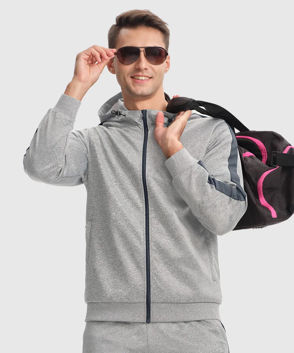 Men's Long Sleeve Causal Full Zip Tracksuits