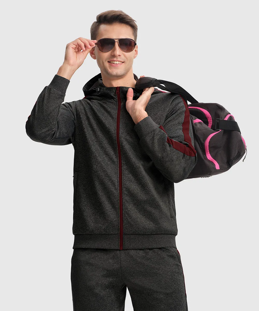 Men's Long Sleeve Causal Full Zip Tracksuits
