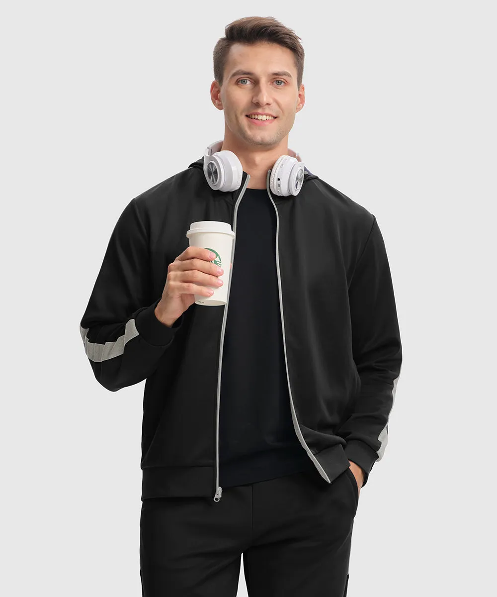 Men's Long Sleeve Causal Full Zip Tracksuits