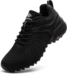 Men's Trail Running Shoes Lightweight Breathable Walking Sneakers Outdoor Athletic Running Tennis Cross Training Shoes