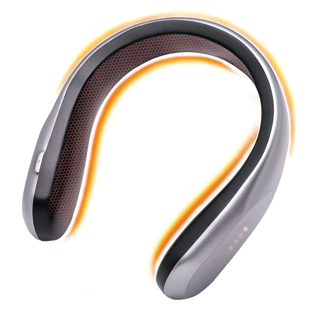Ontel Handy Heater Freedom - Wearable Neck Heater for Cold Winters, 4 Heat Settings & Comfort-Heat Technology, Cordless Personal Heater for On-the-Go Heating, USB Rechargeable, 6 Hour Battery Life