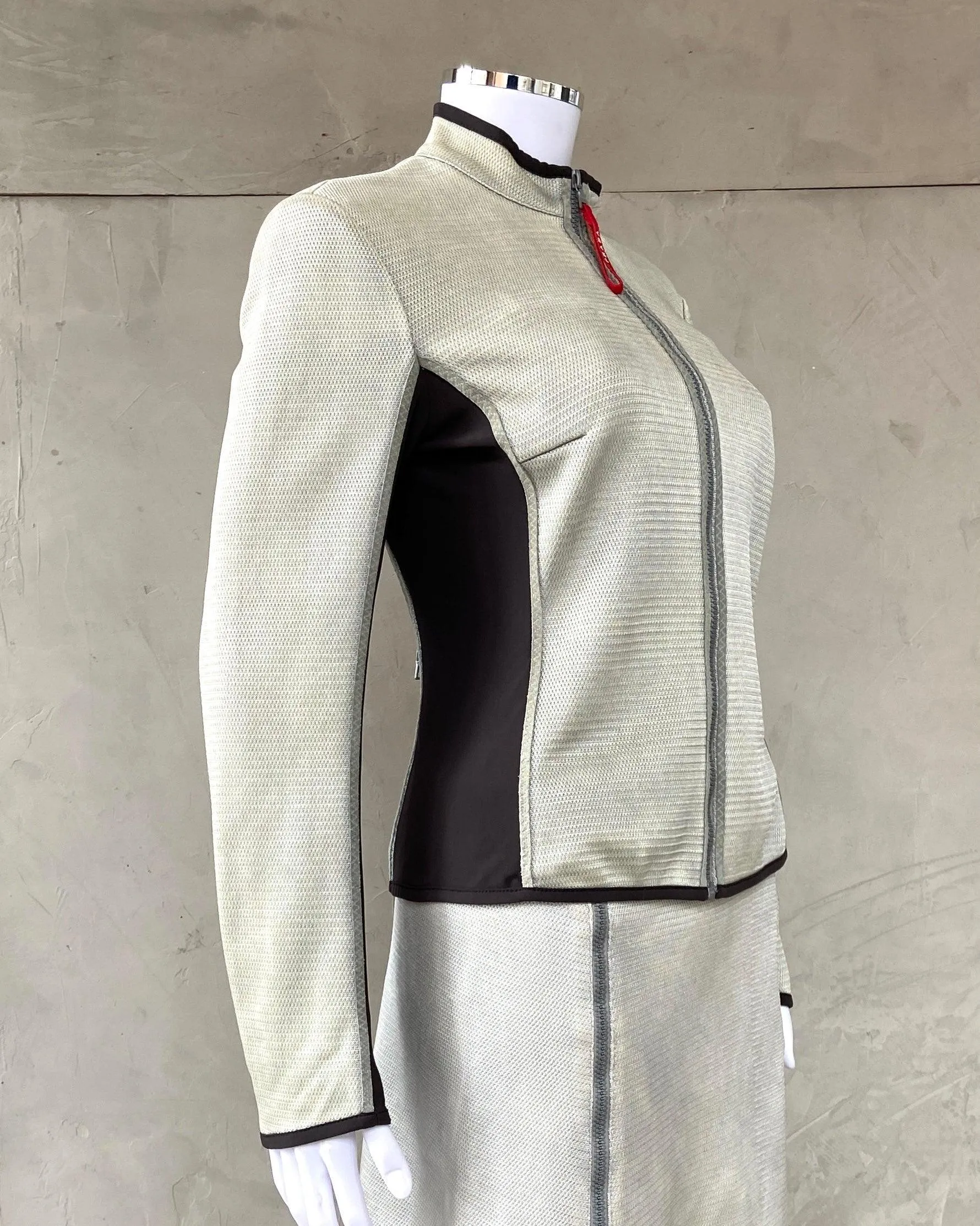 PRADA SPORT SS2000 NYLON ZIP UP JACKET - M