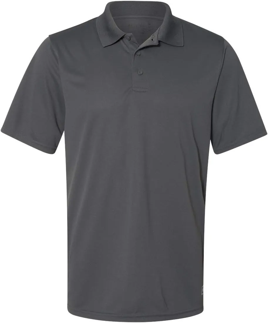 Russell Athletic Men's Power Performance Polo-Premium Dri-fit Shirt, Perfect for Golf, Tennis, and Athletic Activities