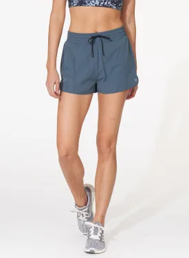 Smock Waist Run Shorts, Storm