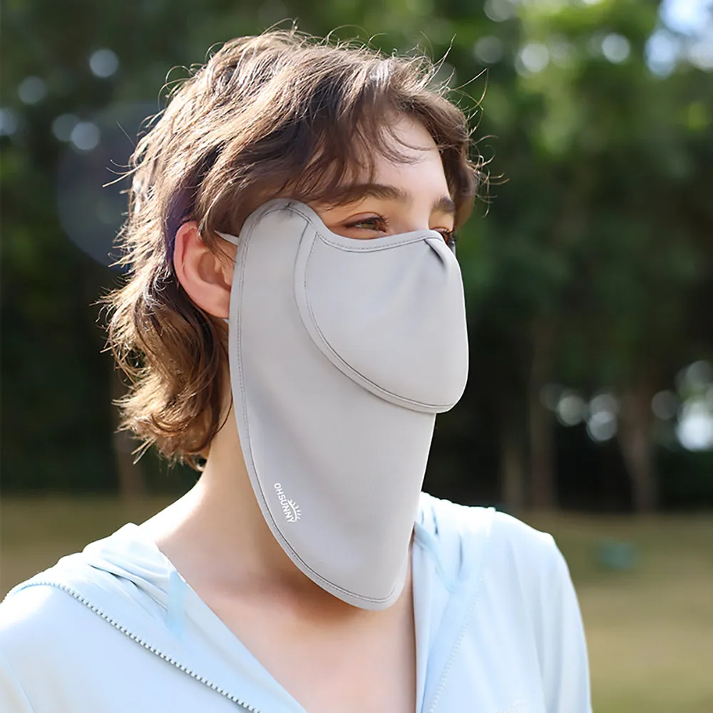Sun Protection Face Mask Mouth-Opened Cover UPF50 