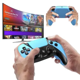 UGAME Replacement for Luna Controller, Ymir Controller Wireless for Fire TV with 2 Map Buttons/Macro Turbo, Work for Amazon Luna/PS4/PC, ldeal Gift for Christmas, Blue