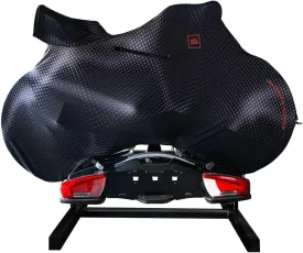 VELOSOCK Mountain Bike Cover - Premium MTB & E-Bike Storage Cover, Bicycle Protection Cover for Transport CARBON BLACK (Standard-MTB/E-BIKE)