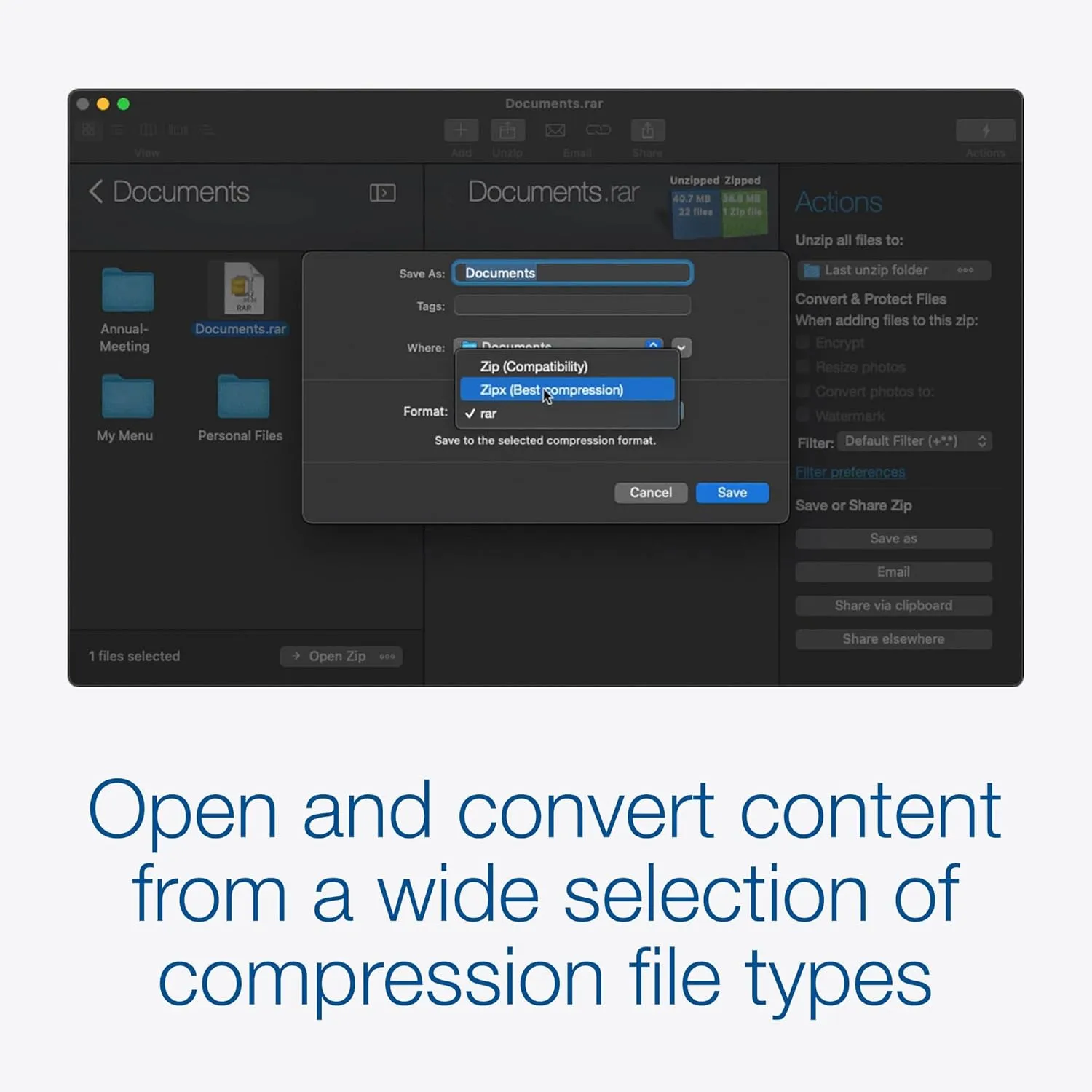 WinZip Mac 12 | Encryption, Compression & File Management Software [Mac Download]