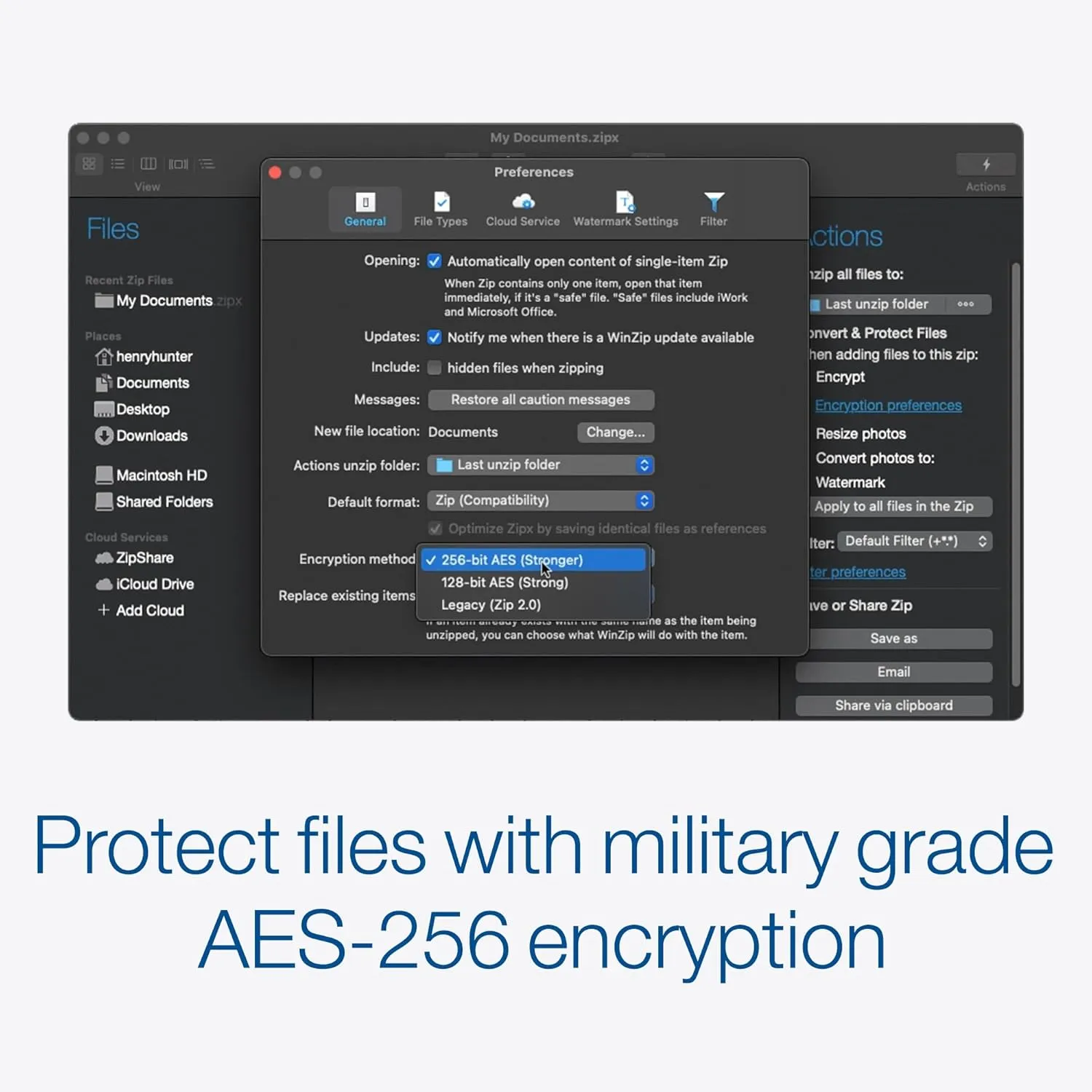 WinZip Mac 12 | Encryption, Compression & File Management Software [Mac Download]