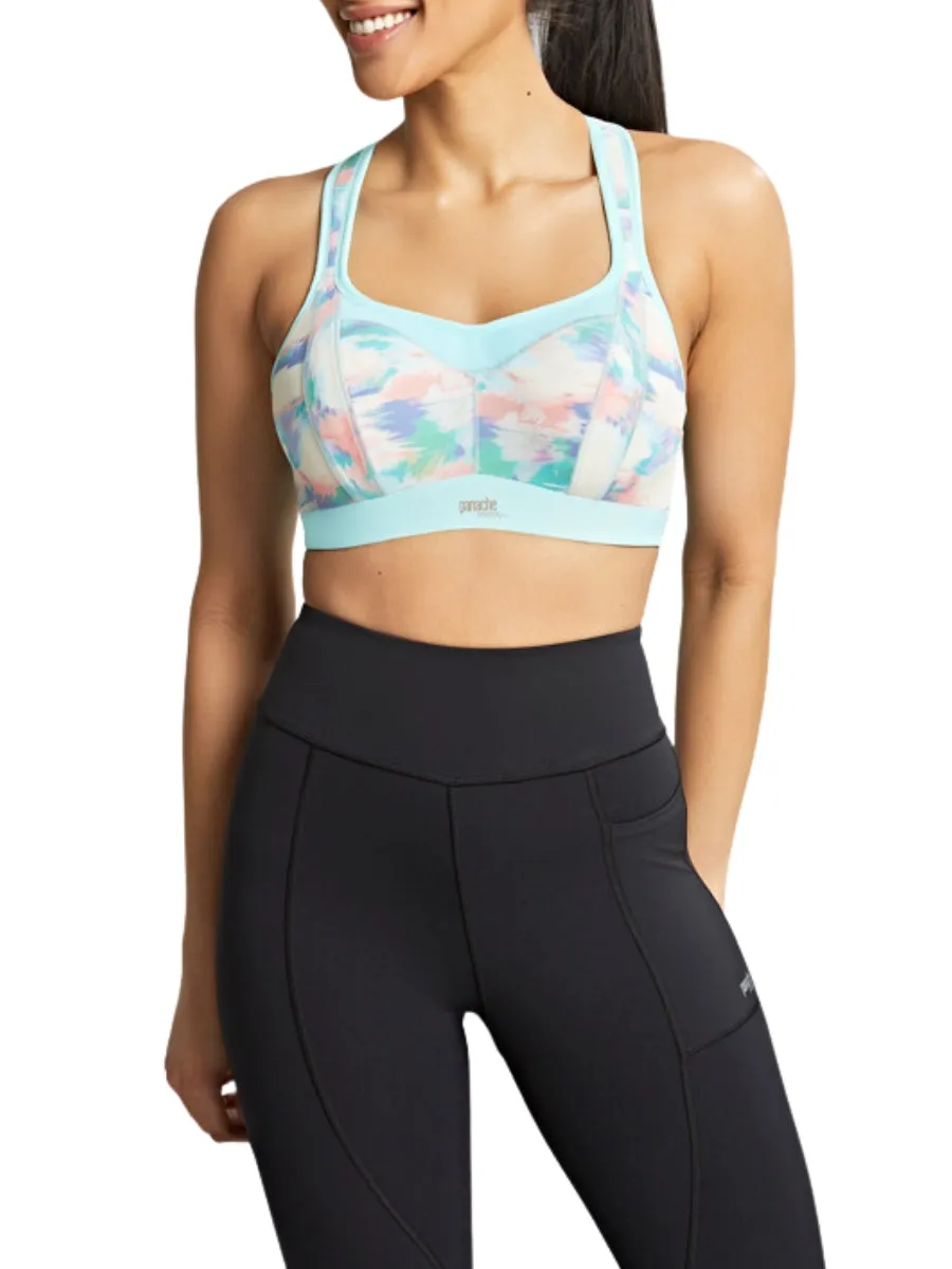 Wired Magnetic Racerback Sports Bra - Boho Print