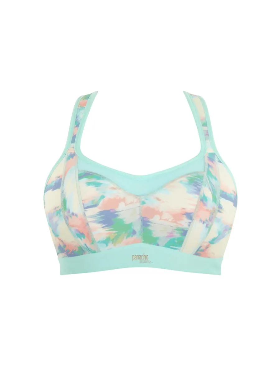 Wired Magnetic Racerback Sports Bra - Boho Print