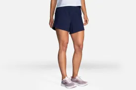 Women's Brooks Chaser 5" Short in Navy