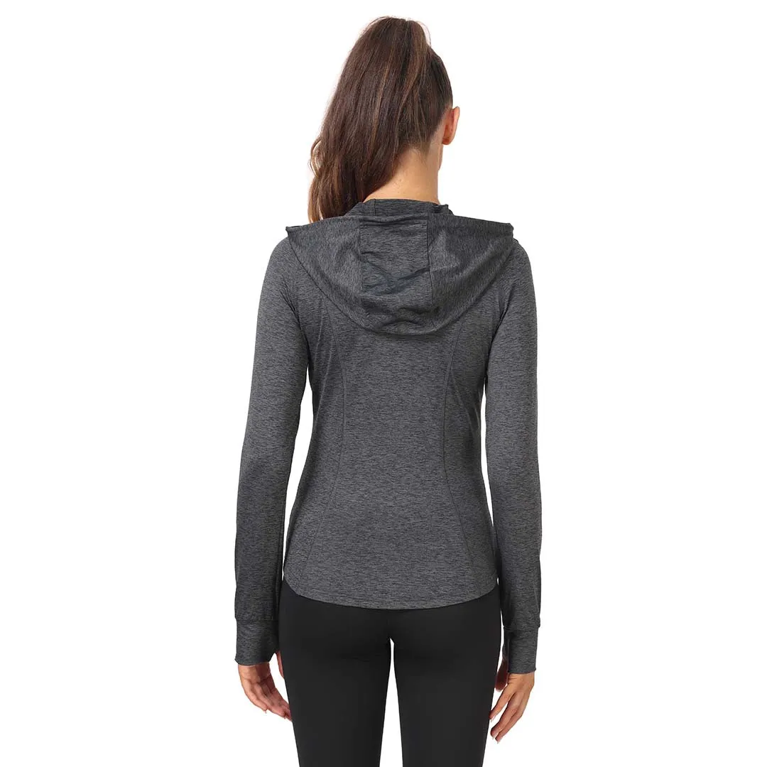 Women's Zip Jacket Hooded Running Sportswear