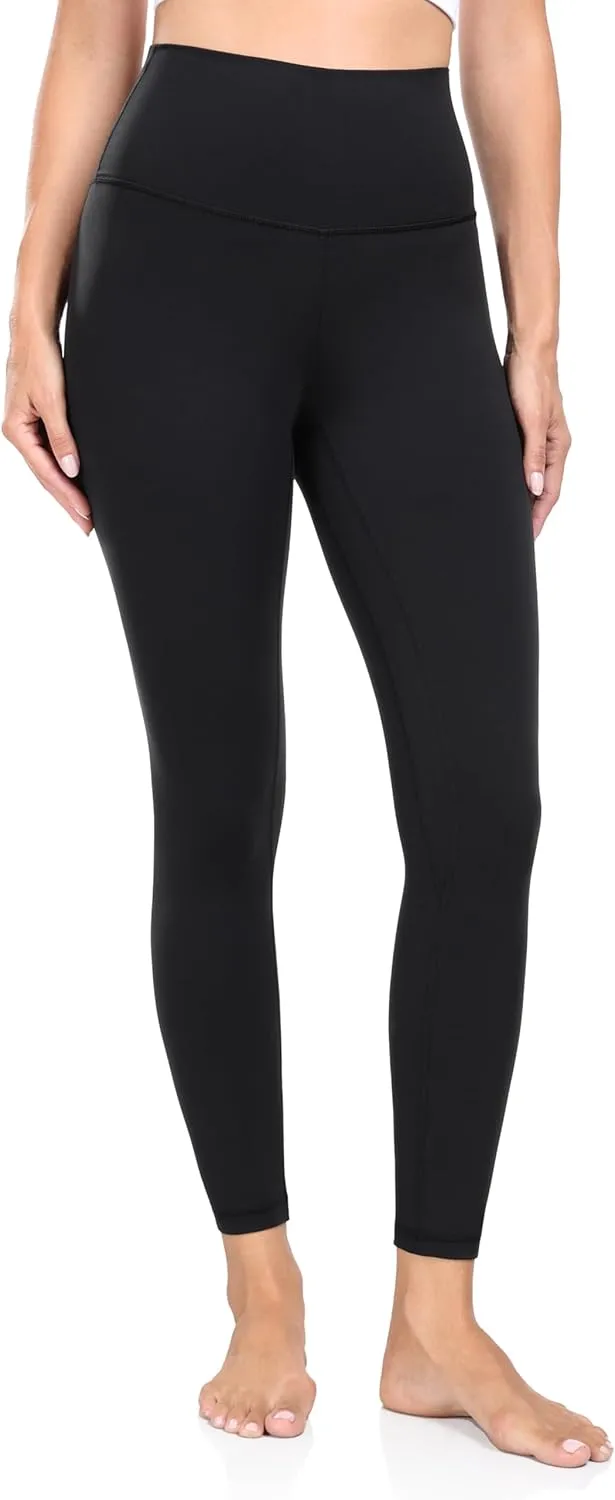YUNOGA Women's Ultra Soft High Waisted Seamless Leggings Tummy Control Yoga Pants