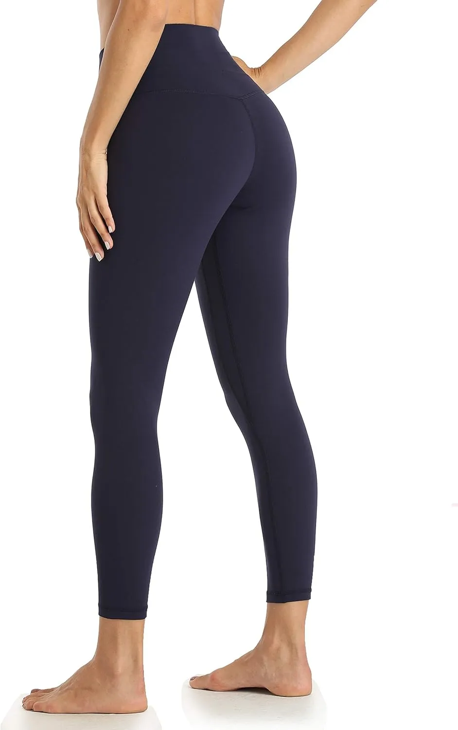 YUNOGA Women's Ultra Soft High Waisted Seamless Leggings Tummy Control Yoga Pants